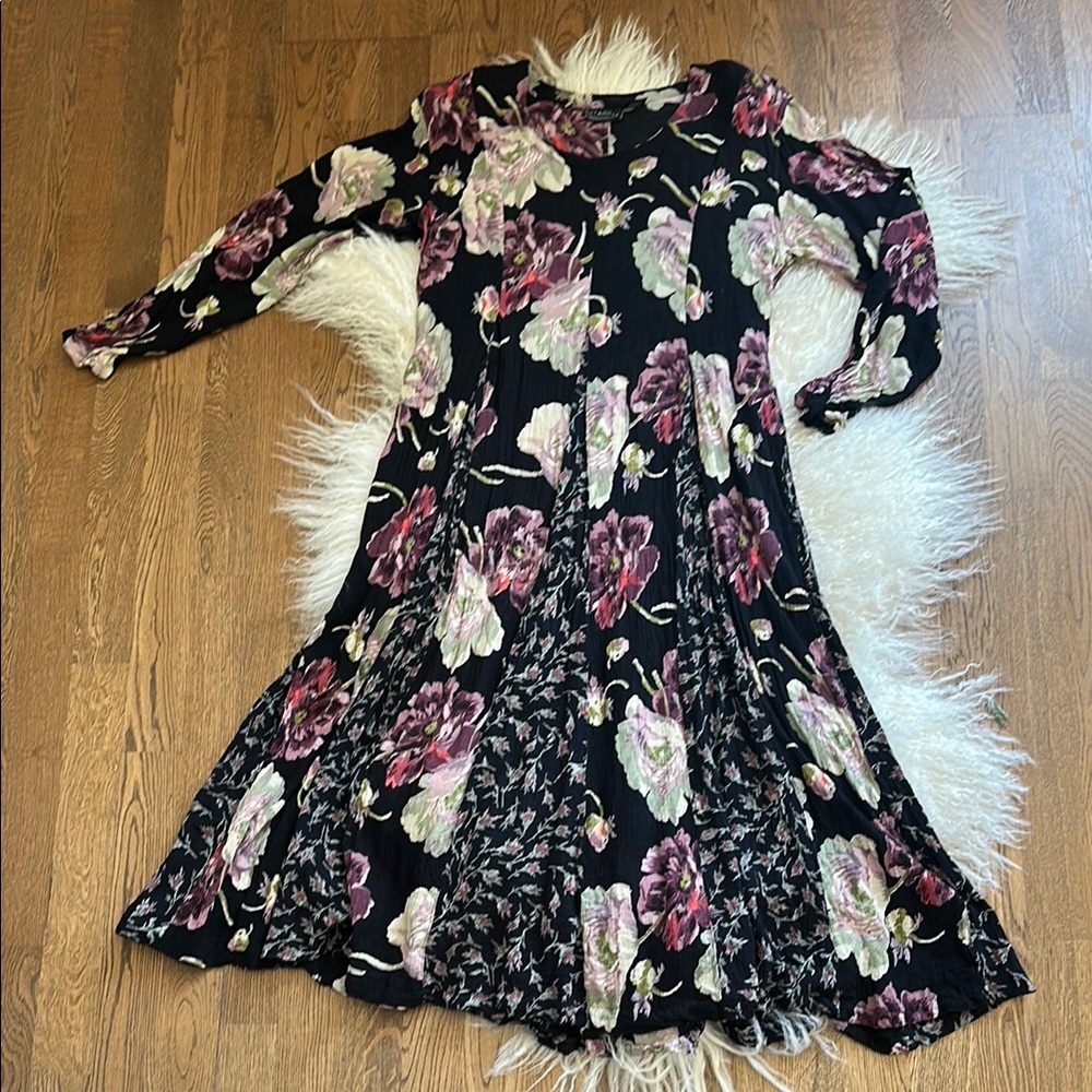 Floral Long Sleeve Dress